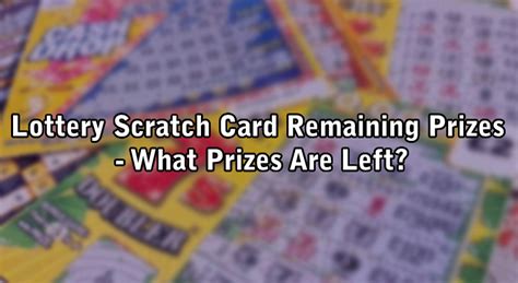 scratch card remaining prizes